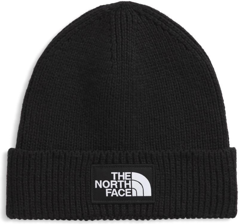 TNF Logo Box Cuffed Beanie - tnf black 1