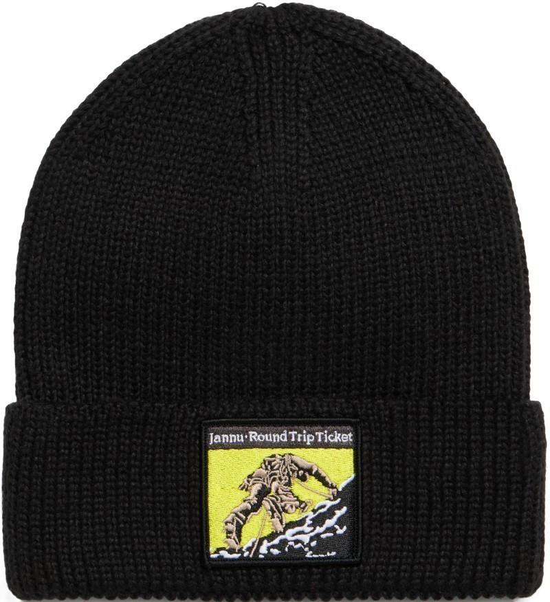 TNF Logo Box Cuffed Beanie - tnf black / expedition proven patch 1