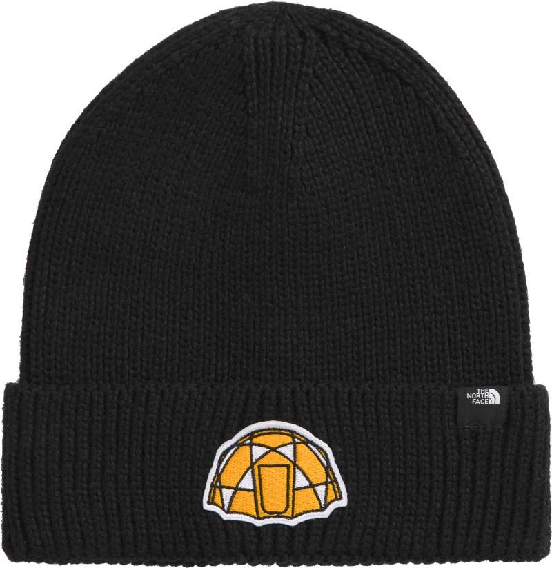 TNF Logo Box Cuffed Beanie - tnf black / icon patch 1