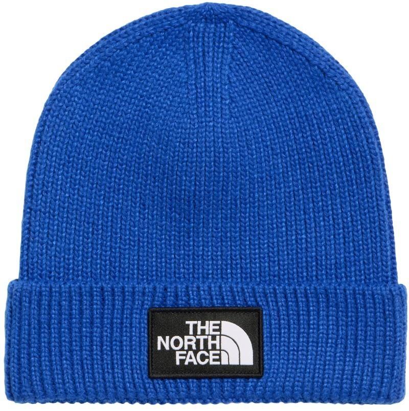 TNF Logo Box Cuffed Beanie - tnf blue 1