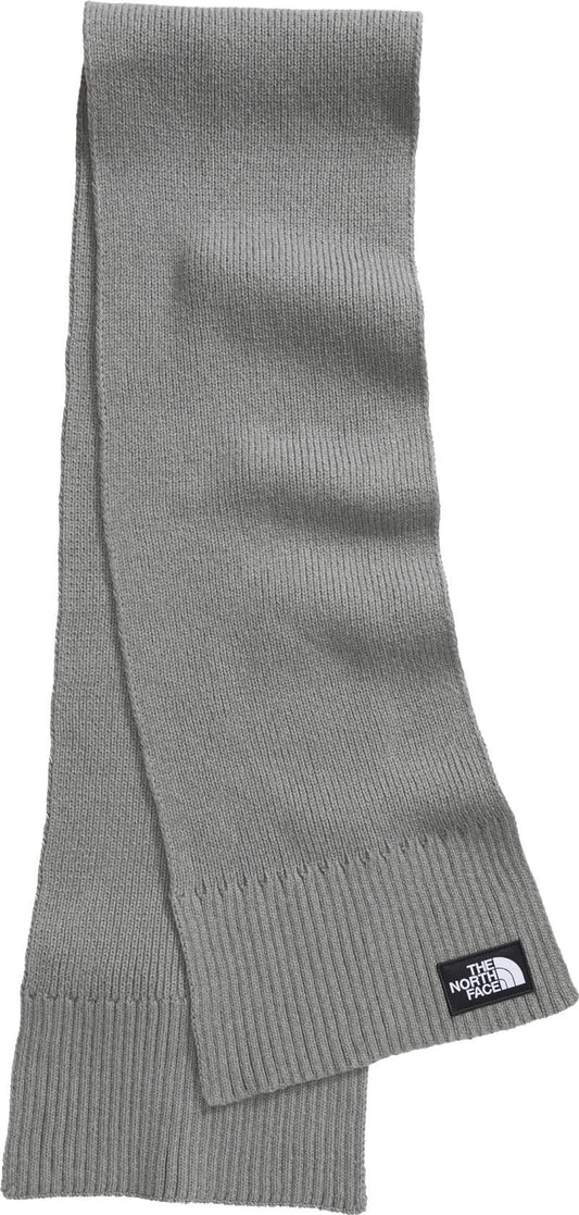 TNF Logo Box Scarf - tnf medium grey heather 1