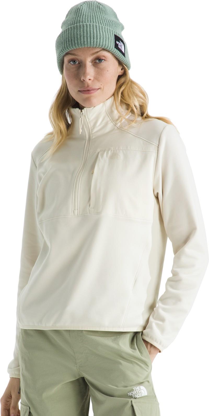 TNF Performance Fleece 1/4 Zip - Womens - white dune 1