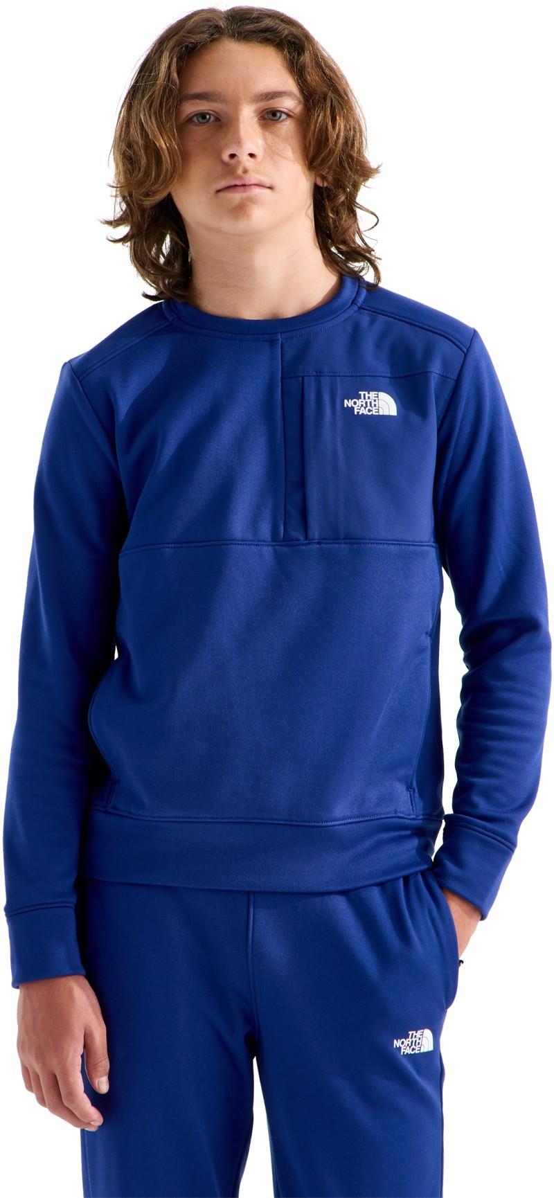 TNF Performance Fleece Crew - Teen - bold blue 1