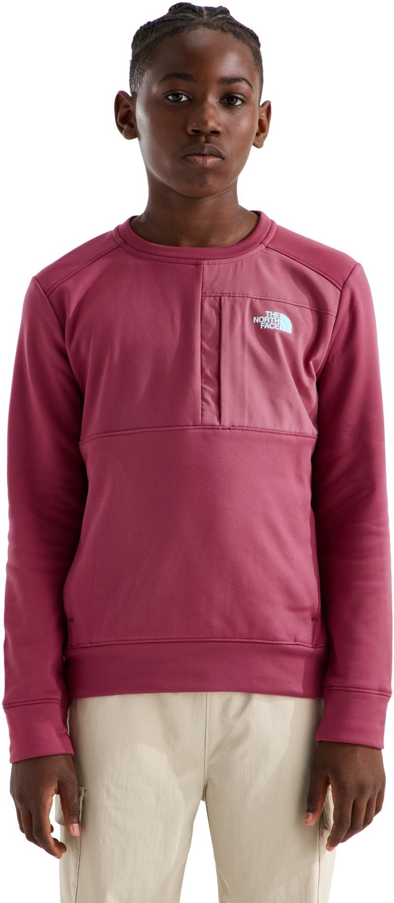 TNF Performance Fleece Crew - Teen - fermented clay 1