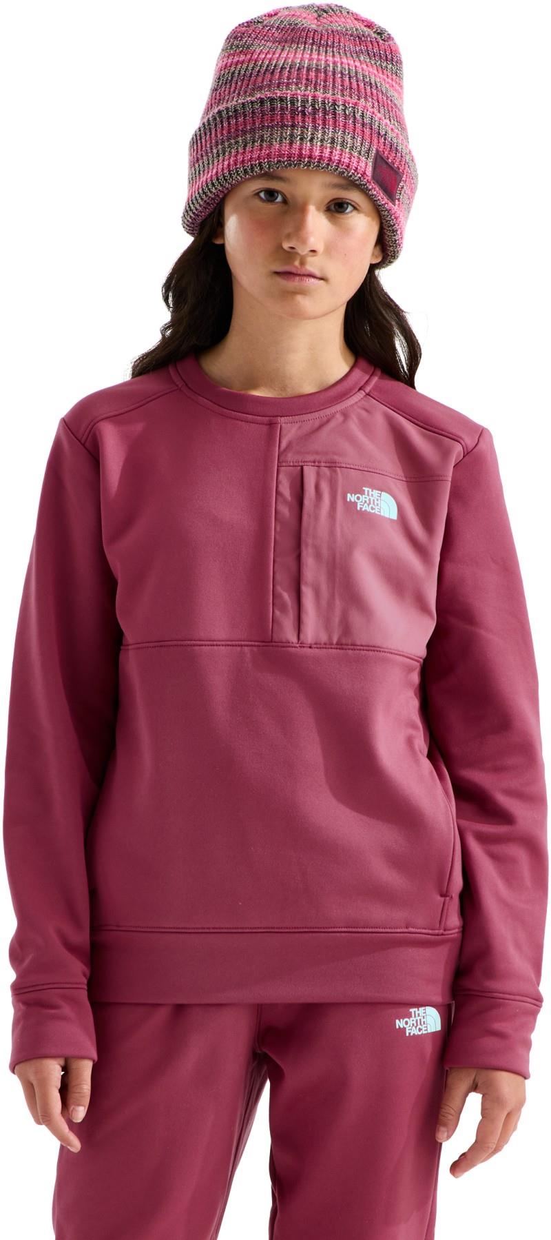 TNF Performance Fleece Crew - Teen - fermented clay 1