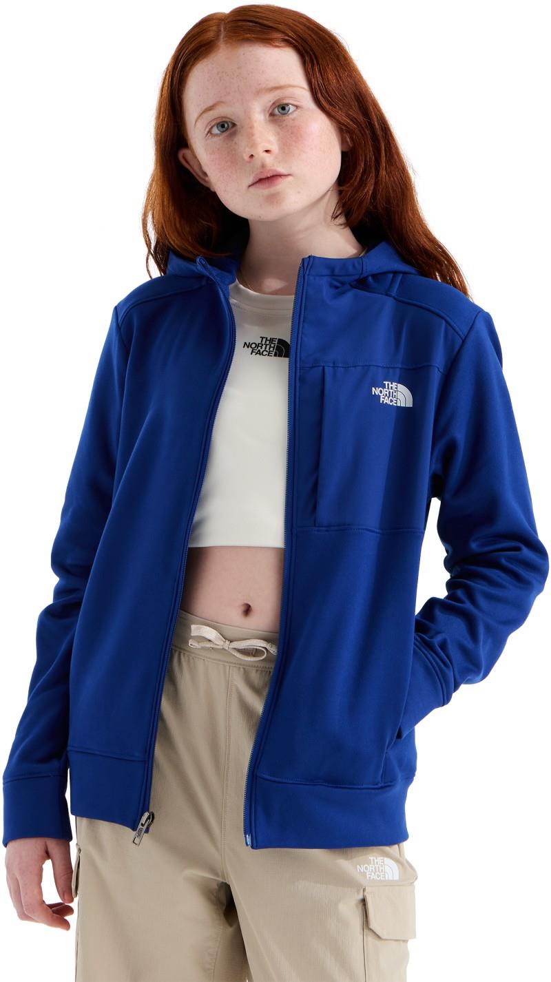 TNF Performance Fleece Full Zip Hooded Jacket - Teen - bold blue 1