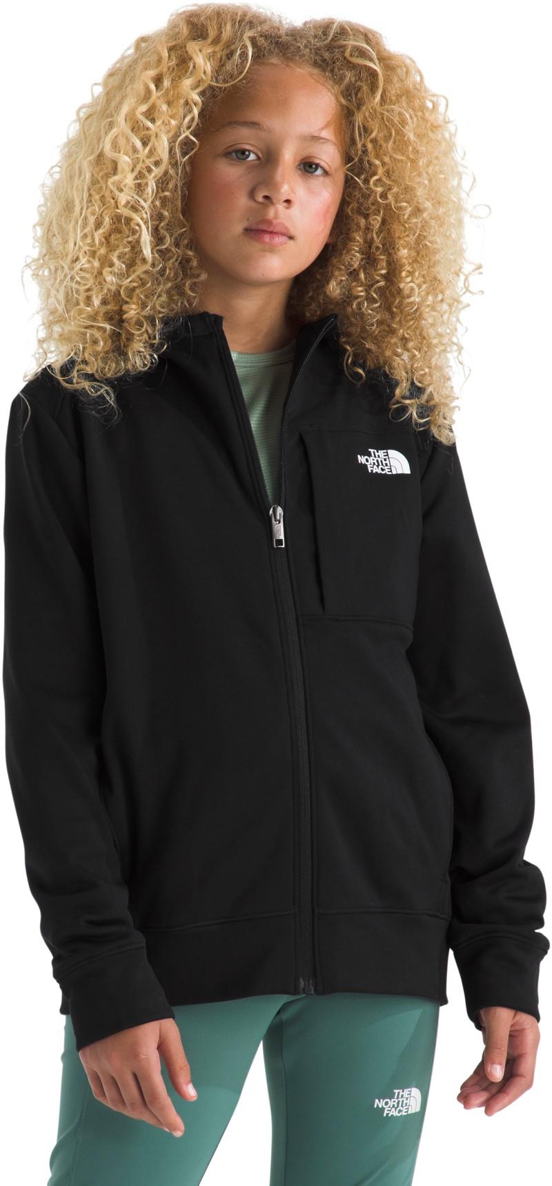 TNF Performance Fleece Full Zip Hooded Jacket - Teen - tnf black 1