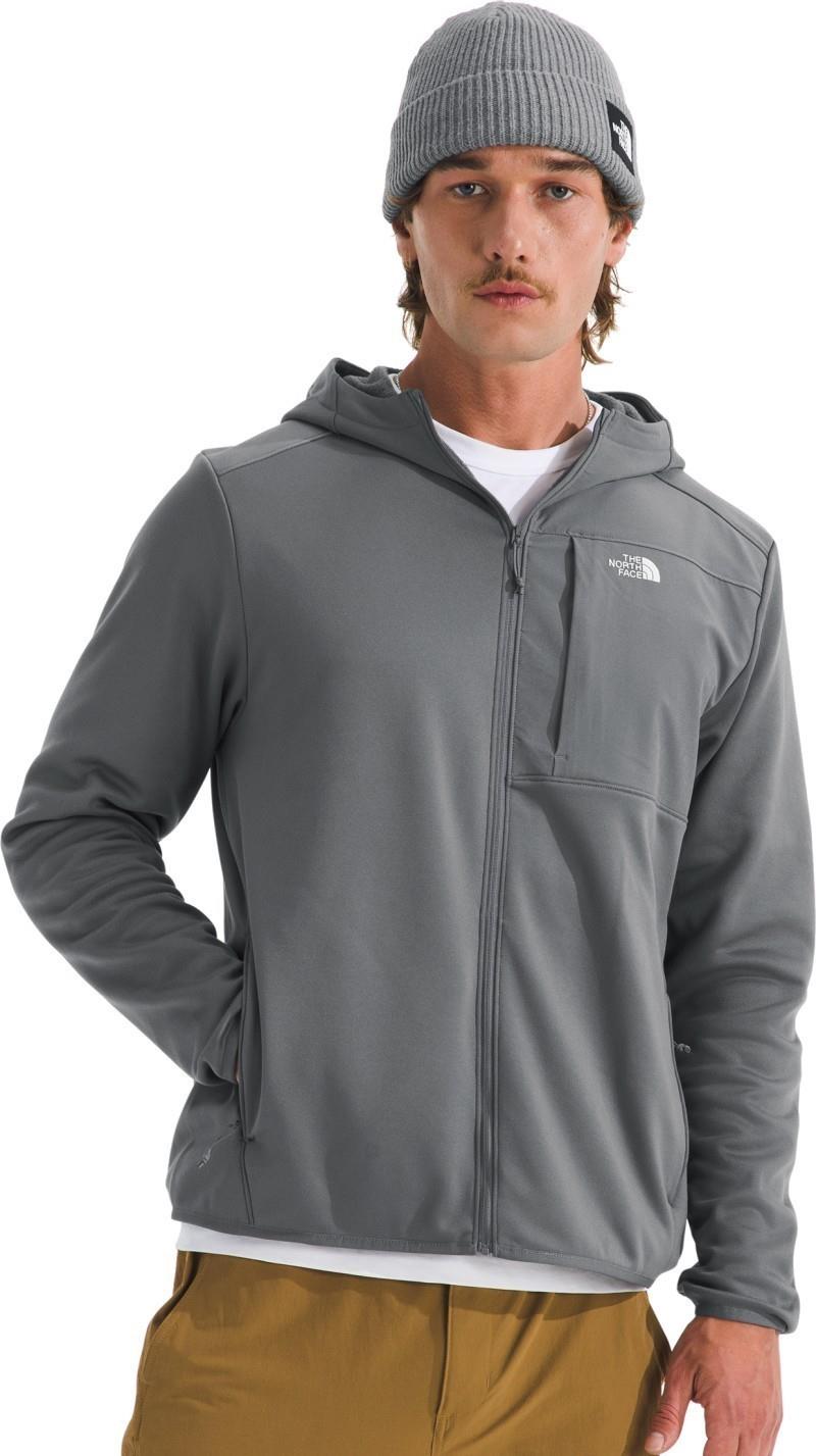 TNF Performance Fleece Full Zip Hoodie - Mens - smoked pearl 1