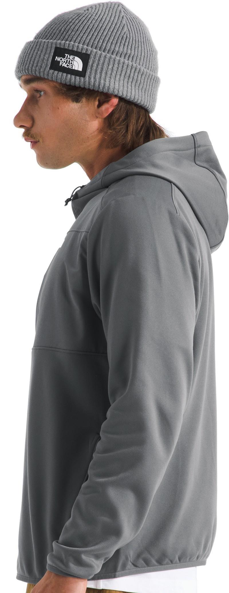 TNF Performance Fleece Full Zip Hoodie - Mens - smoked pearl 1