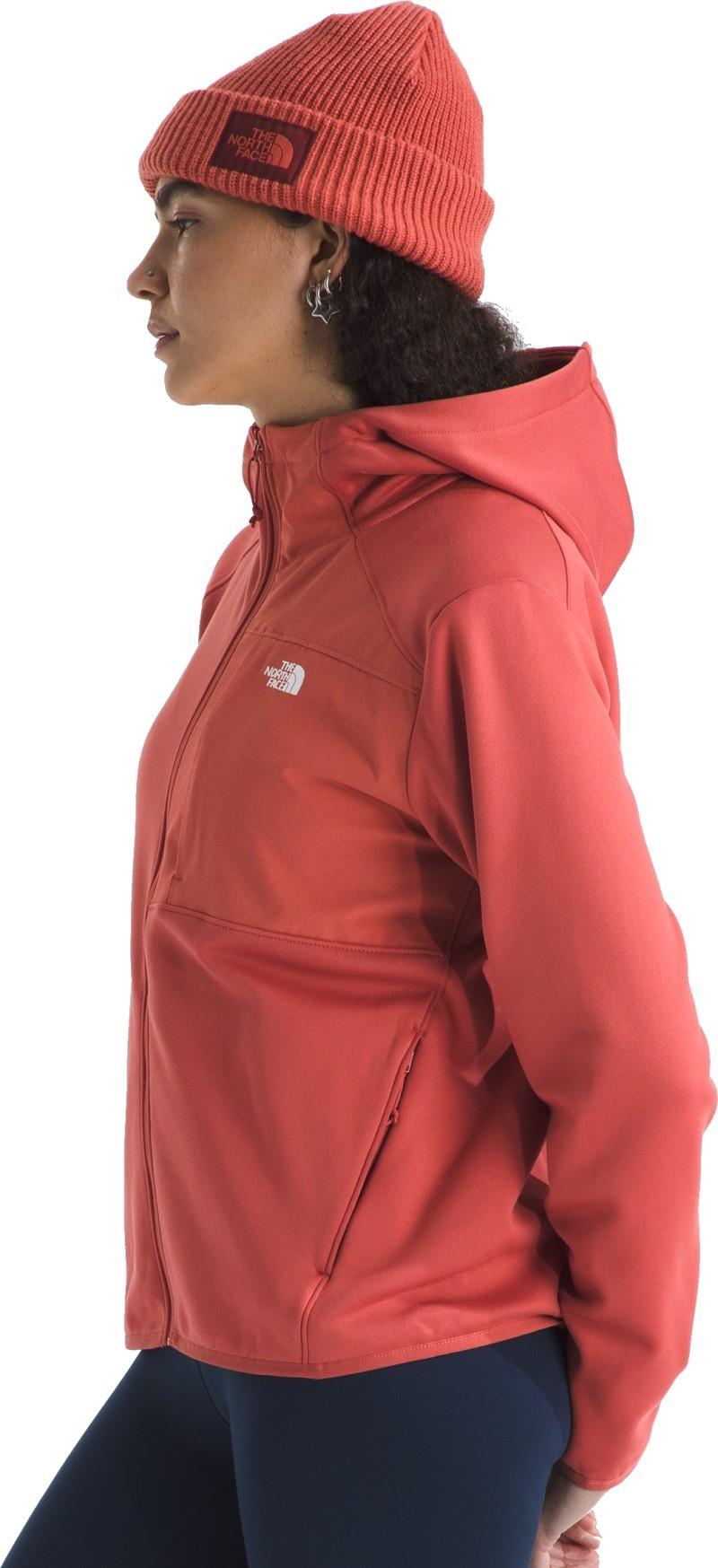 TNF Performance Fleece Full Zip Hoodie - Womens - metal pink 1