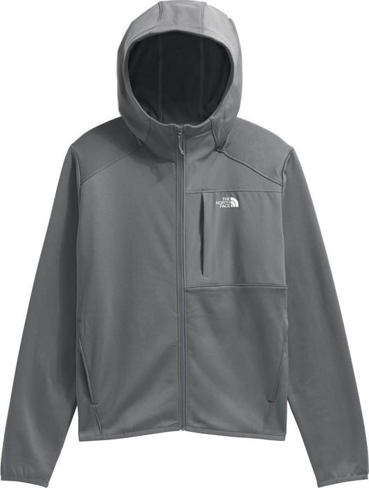 TNF Performance Fleece Full Zip Hoodie - Womens - smoked pearl 1