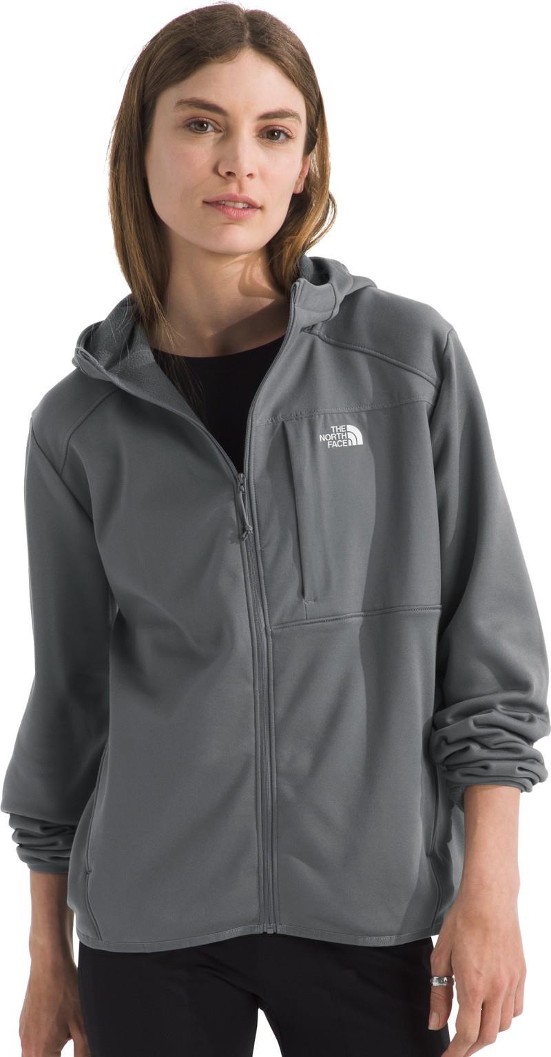 TNF Performance Fleece Full Zip Hoodie - Womens - smoked pearl 1