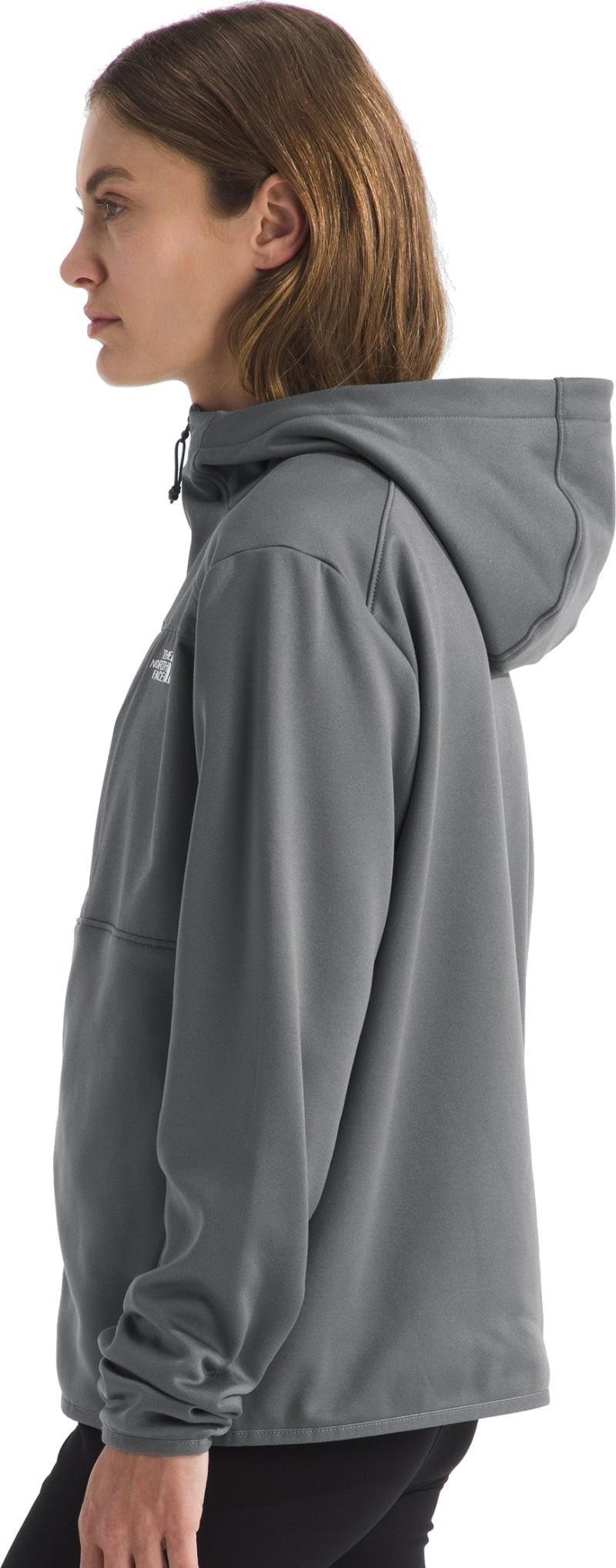 TNF Performance Fleece Full Zip Hoodie - Womens - smoked pearl 1
