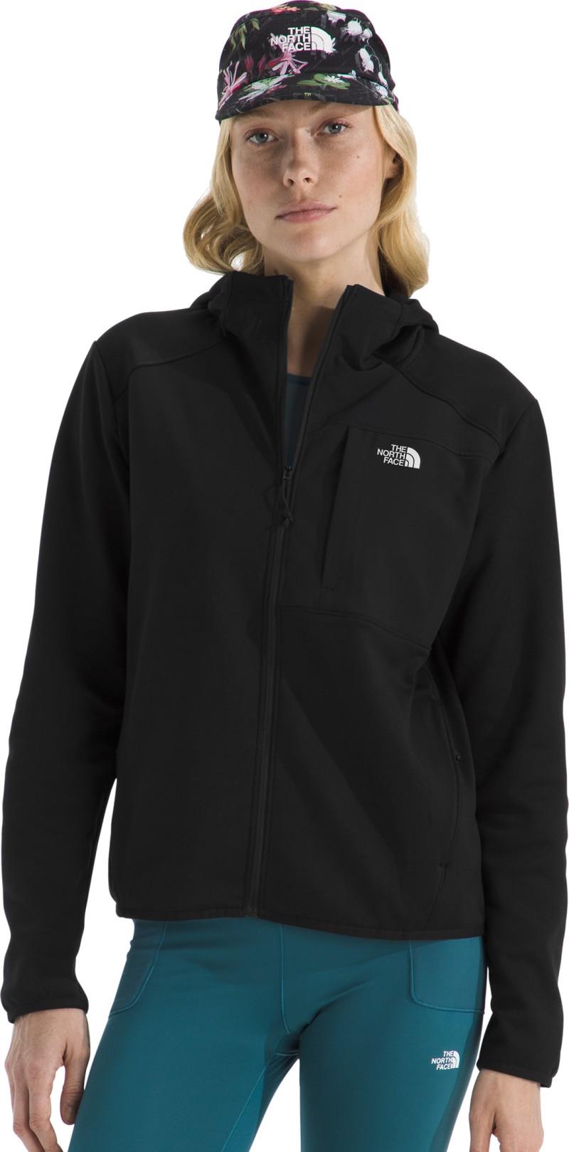 TNF Performance Fleece Full Zip Hoodie - Womens - tnf black 1