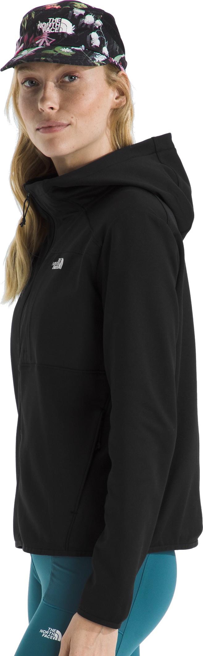 TNF Performance Fleece Full Zip Hoodie - Womens - tnf black 1