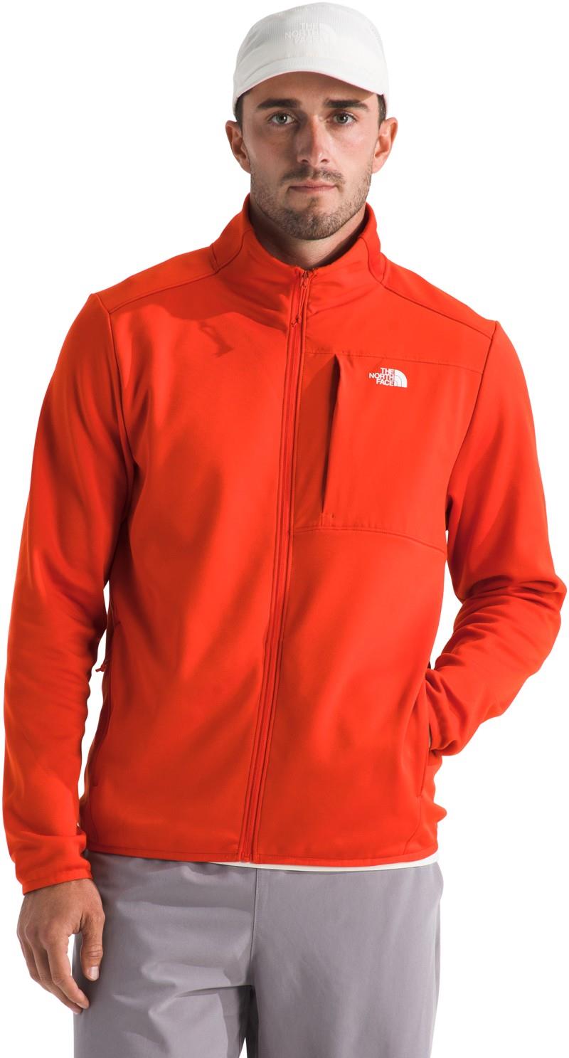 TNF Performance Fleece Full Zip Jacket - Mens - lava red 1