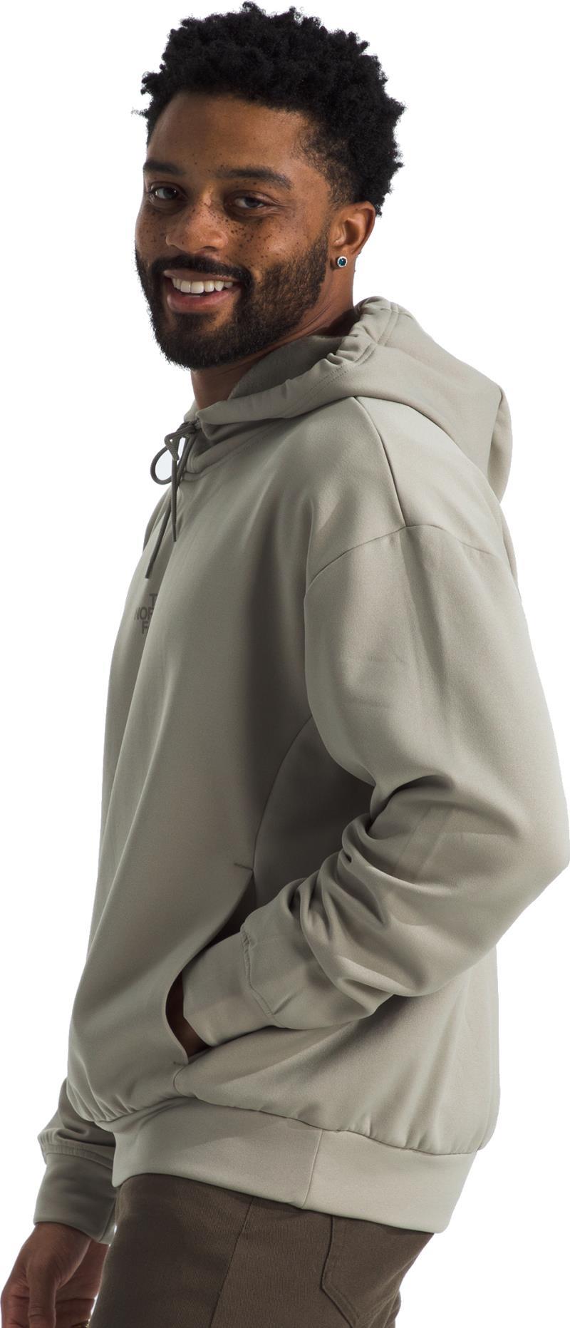 TNF Performance Fleece Pullover Hoodie - Mens - clay grey 1