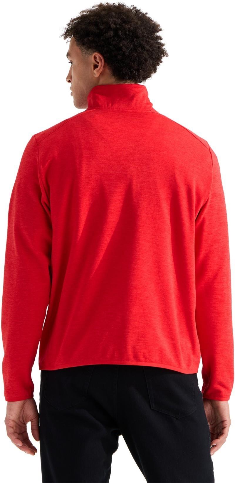 TNF Performance Fleece Quarter Zip - Mens - elevation red dark heather 1