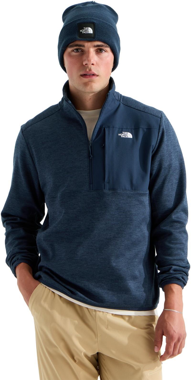 TNF Performance Fleece Quarter Zip - Mens - summit navy dark heather 1