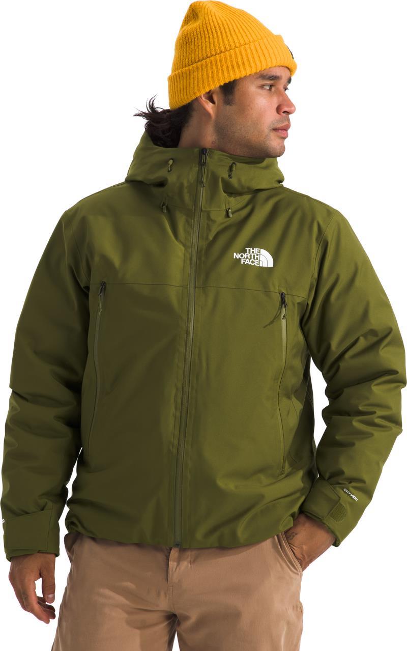 TNF Range Down Hooded Jacket - Mens - forest olive 1