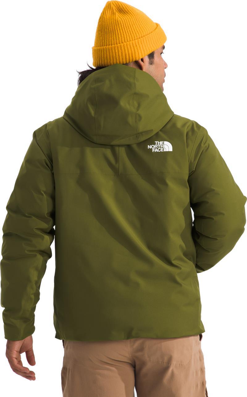 TNF Range Down Hooded Jacket - Mens - forest olive 1
