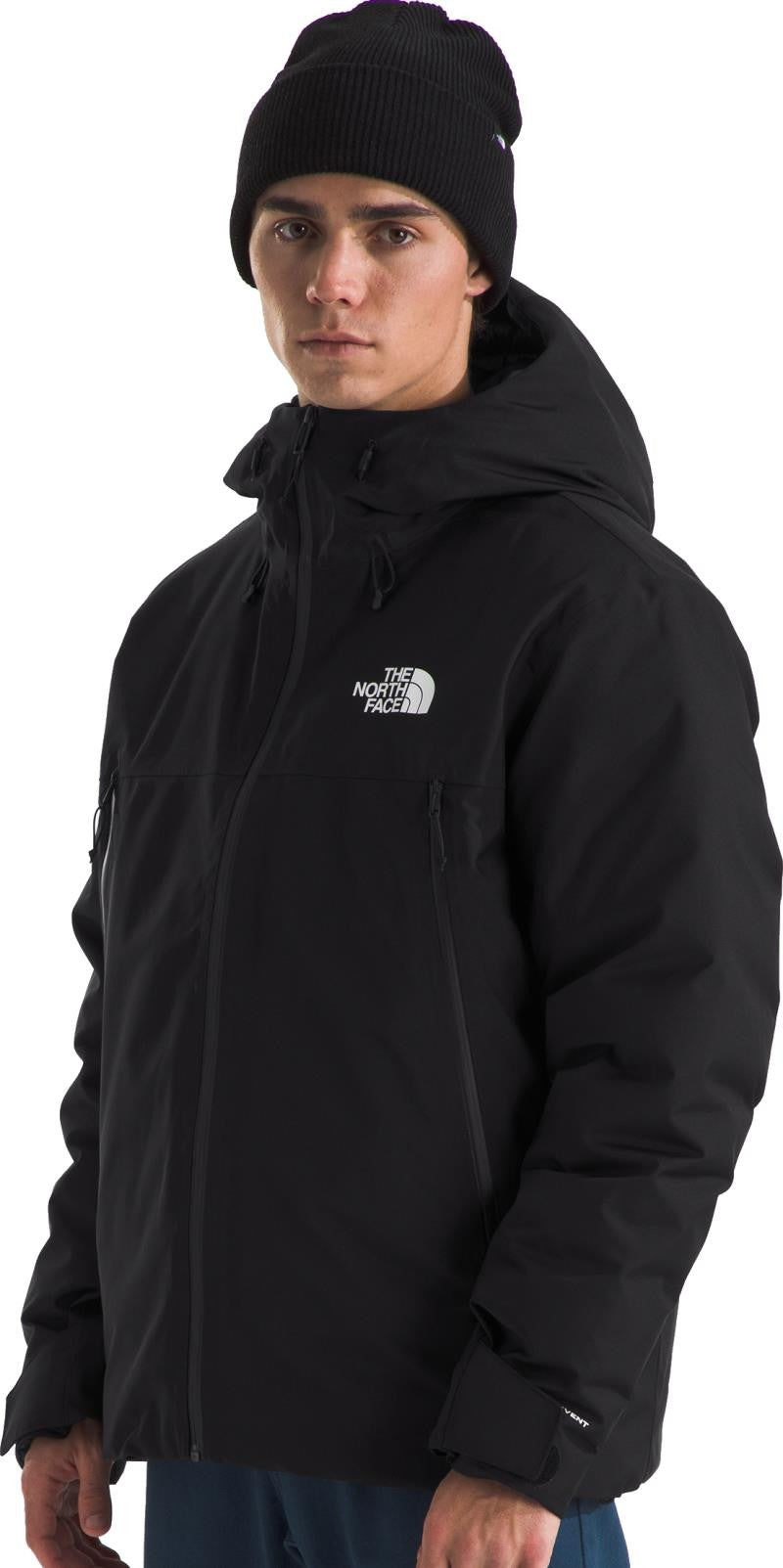 TNF Range Down Hooded Jacket - Mens - tnf black 1