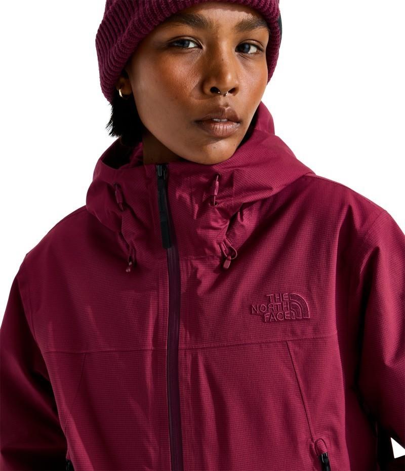 TNF Range LT Hooded Jacket - Womens - burgundy crush 1