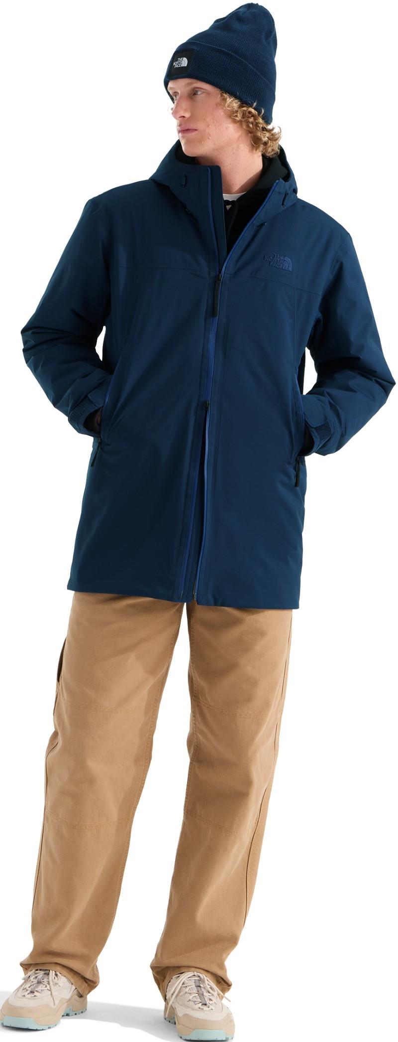 TNF Range LT Hooded Parka - Mens - summit navy 1
