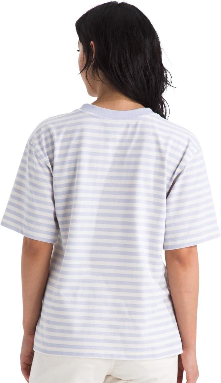 TNF SS Tee - Womens - mystic haze / white dune 1