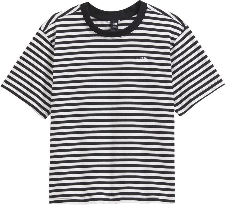 TNF SS Tee - Womens - tnf black / white dune 1