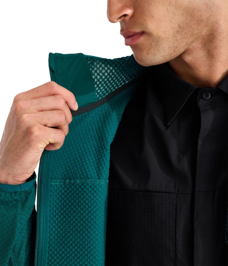 Tek Approach FutureFleece Hooded Jacket - Mens - pacific teal 1