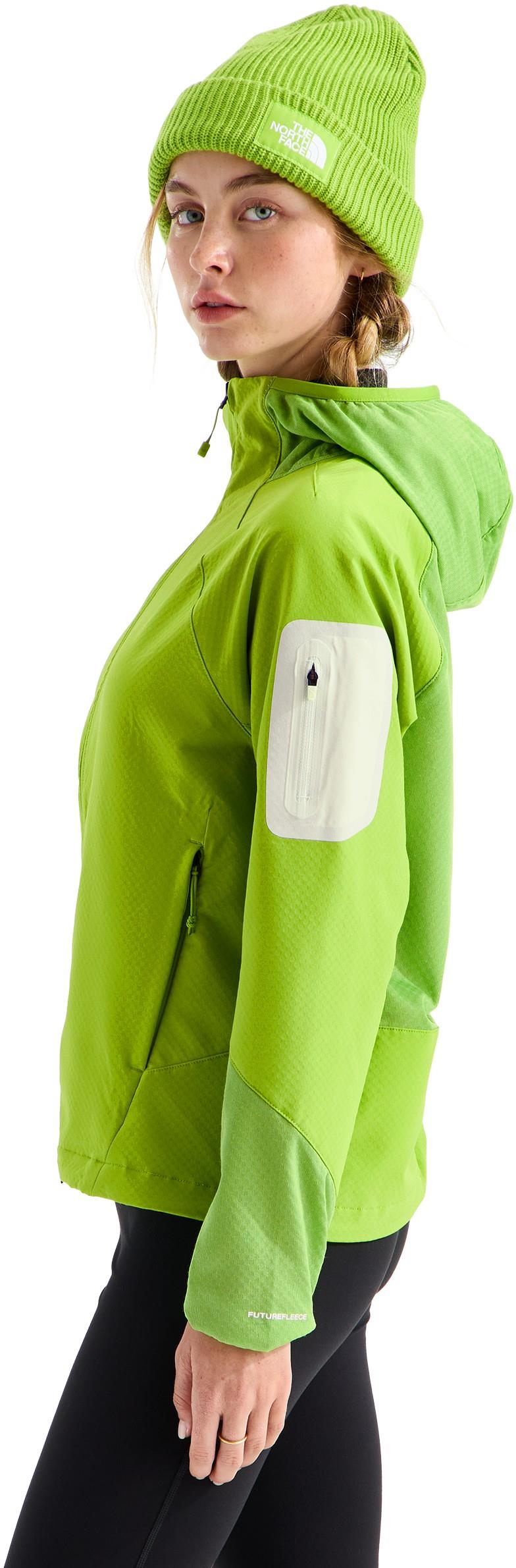 Tek Approach FutureFleece Hooded Jacket - Womens - sport moss / calcified lime 1