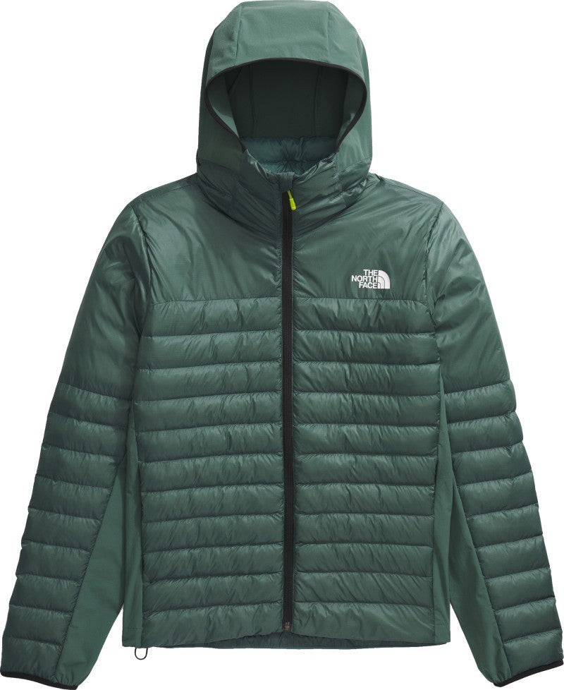 Terra Peak Hybrid Hoodie - Mens - duck green 1