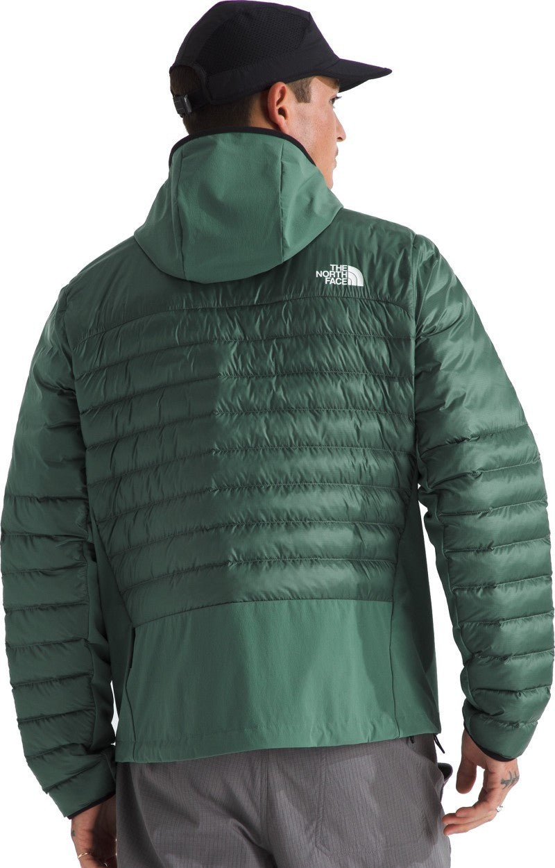 Terra Peak Hybrid Hoodie - Mens - duck green 1