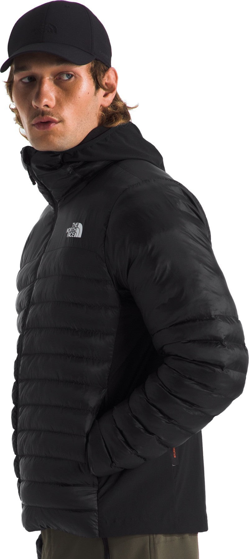 Terra Peak Hybrid Hoodie - Mens - tnf black 1