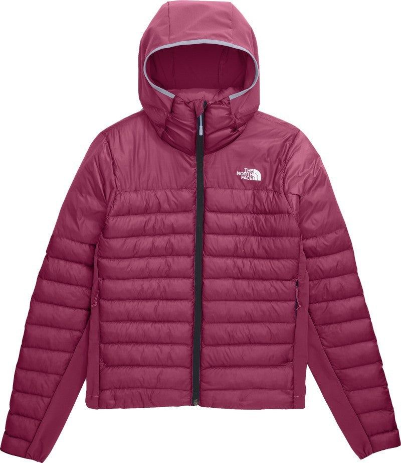 Terra Peak Hybrid Hoodie - Womens - cyber berry / mystic haze 1