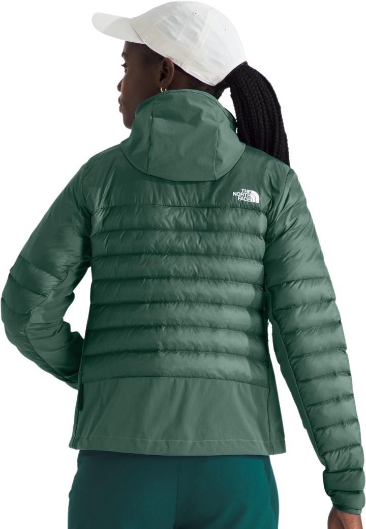 Terra Peak Hybrid Hoodie - Womens - duck green 1