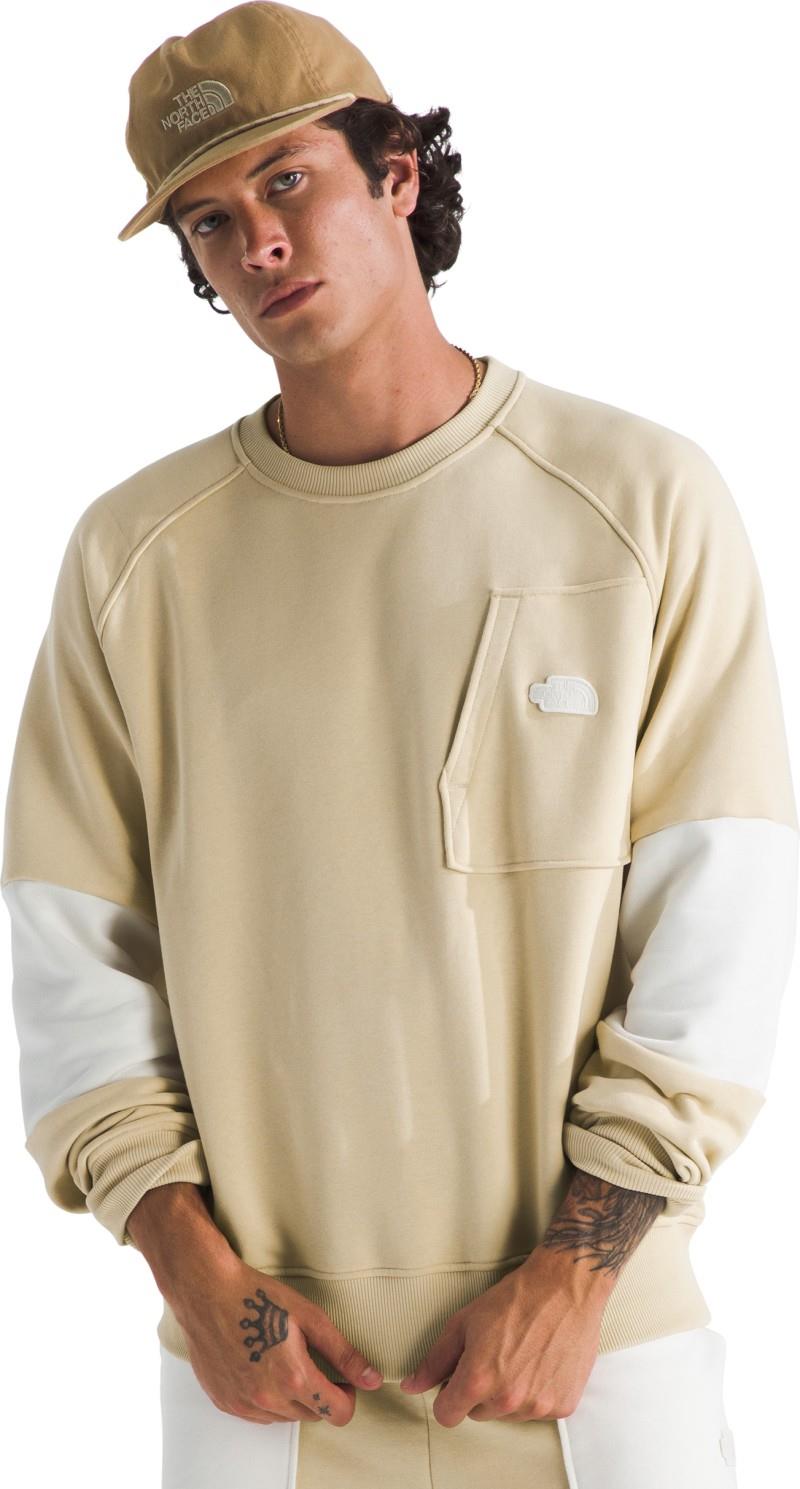 Terry Relaxed Crew - Mens - gravel 1