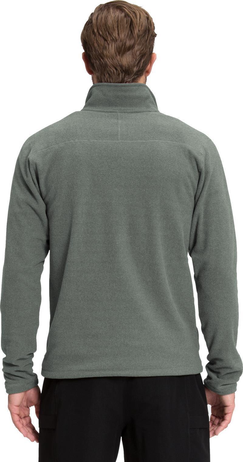 Textured Cap Rock 1/4 Zip - Mens - agave green 1