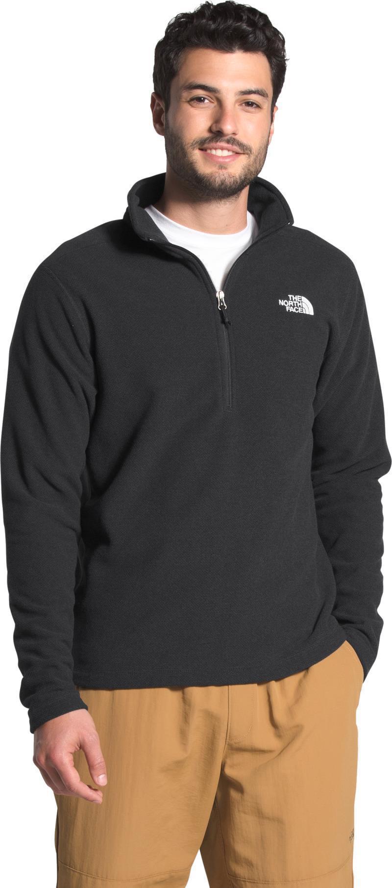 Textured Cap Rock 1/4 Zip - Mens - asphalt grey 1