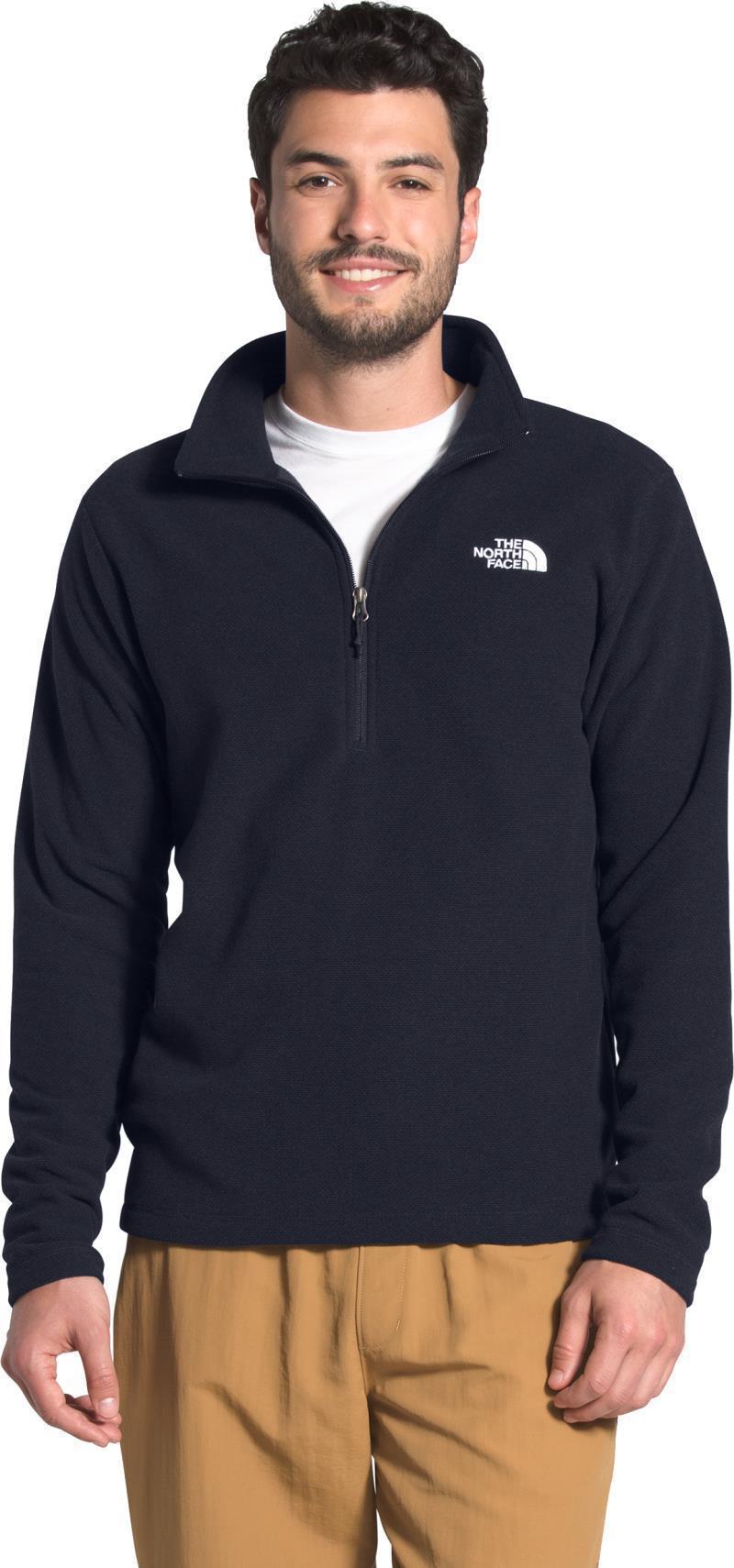 Textured Cap Rock 1/4 Zip - Mens - aviator navy 1