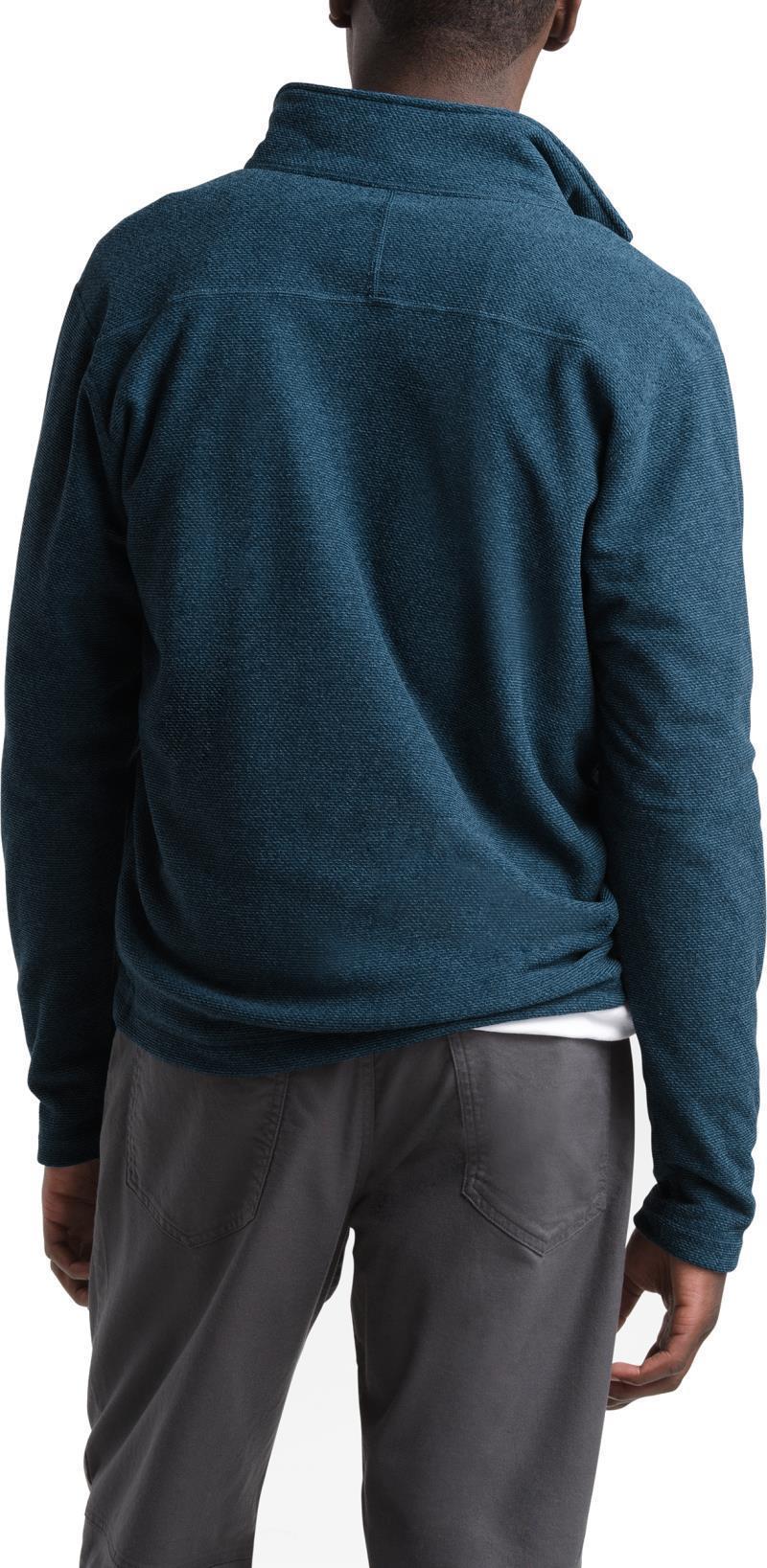 Textured Cap Rock 1/4 Zip - Mens - blue wing teal 1
