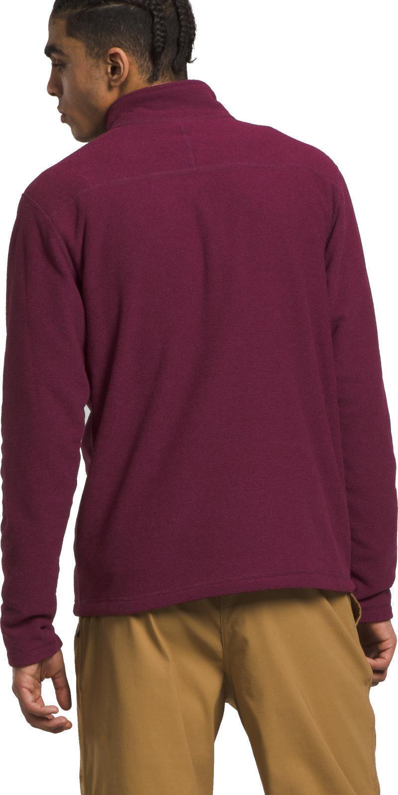 Textured Cap Rock 1/4 Zip - Mens - boysenberry 1