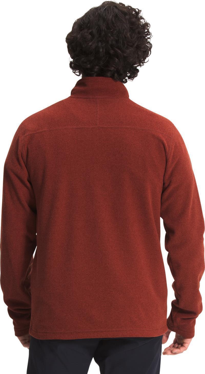 Textured Cap Rock 1/4 Zip - Mens - brick house red 1