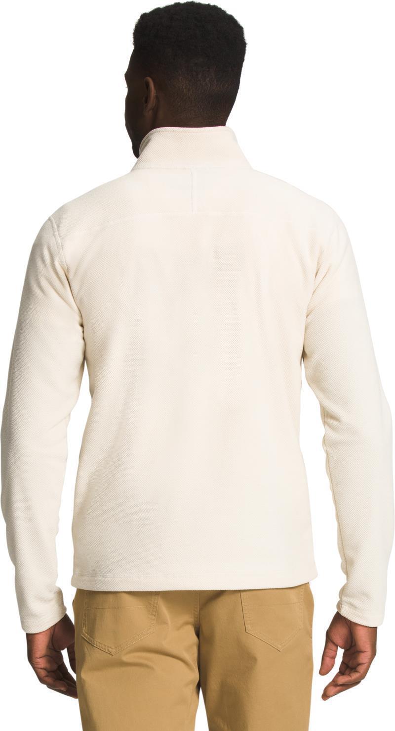 Textured Cap Rock 1/4 Zip - Mens - gardenia white 1