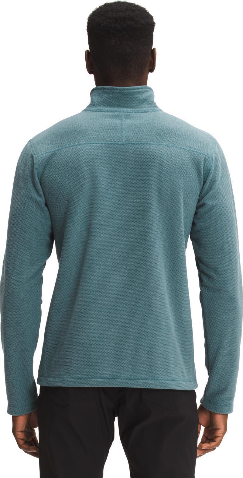Textured Cap Rock 1/4 Zip - Mens - goblin blue heather 1