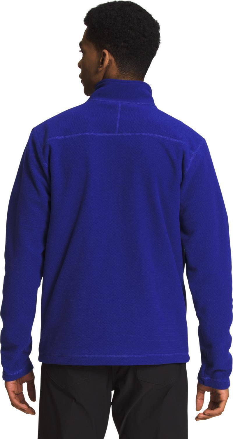 Textured Cap Rock 1/4 Zip - Mens - lapis blue 1
