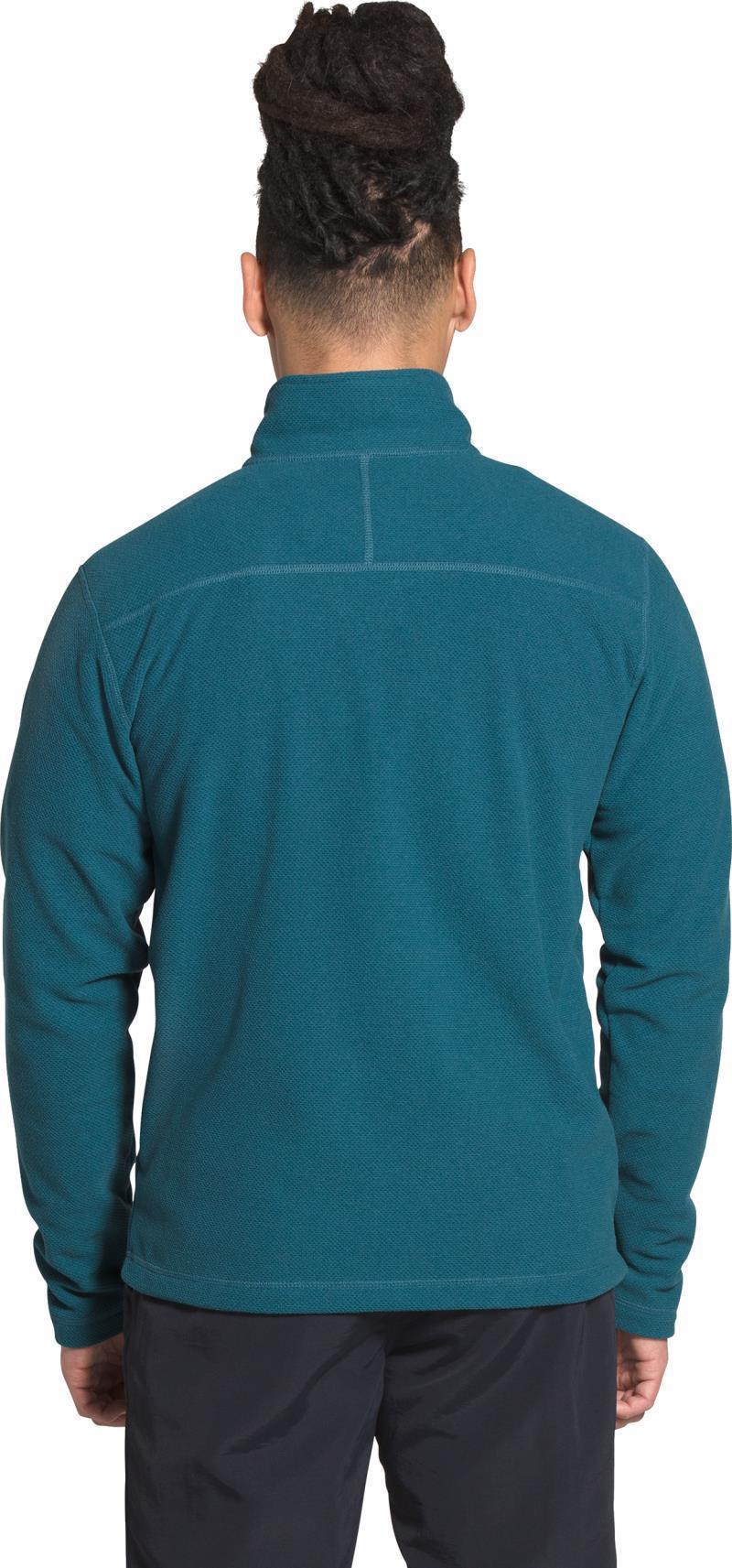 Textured Cap Rock 1/4 Zip - Mens - mallard blue 1