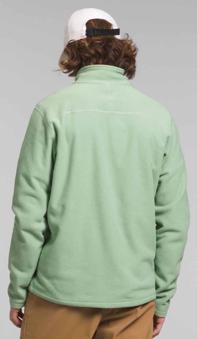 Textured Cap Rock 1/4 Zip - Mens - misty sage 1