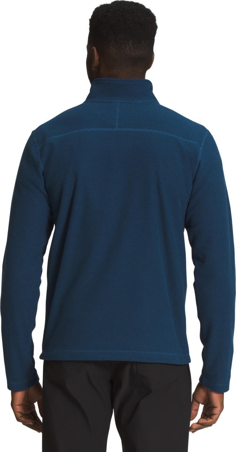 Textured Cap Rock 1/4 Zip - Mens - shady blue 1